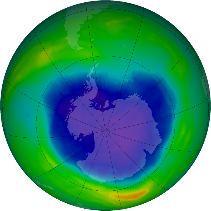Ozone Map 1989-09-28